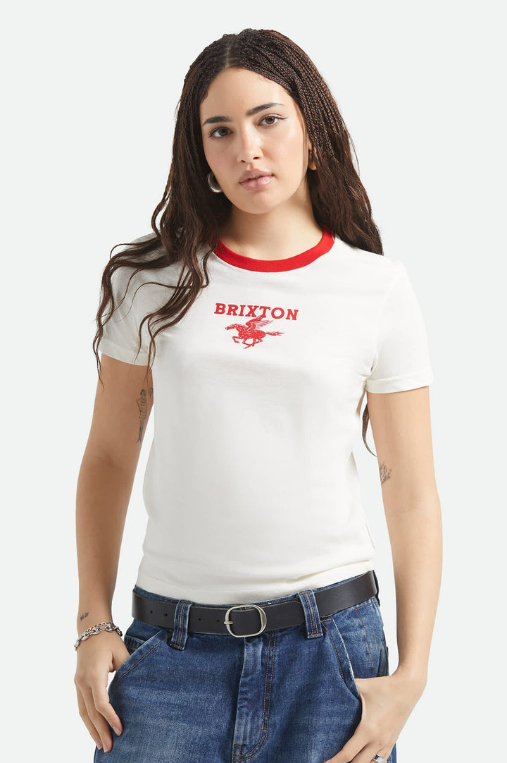 Brixton Pegasus Slim Crew Tee (Women&