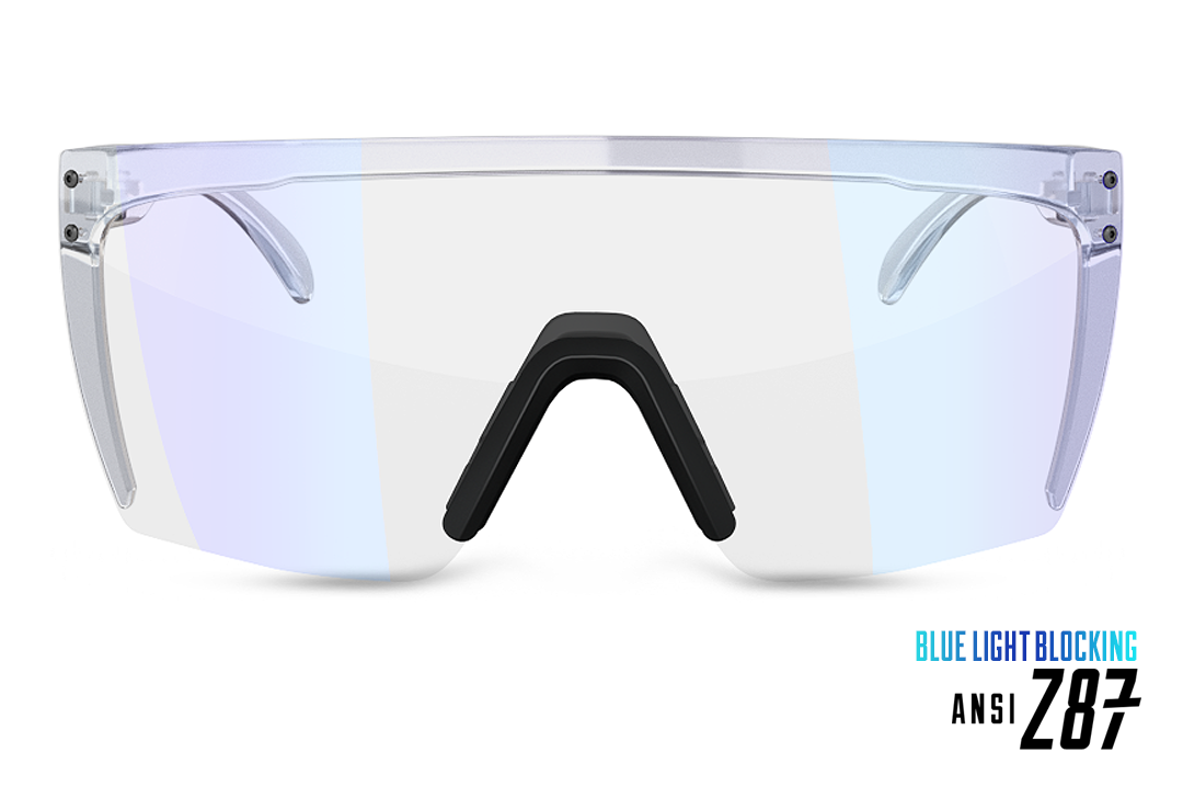 Heatwave Lazer Face Z87 Vapor Clear | Blue Light Blocking Sunglasses