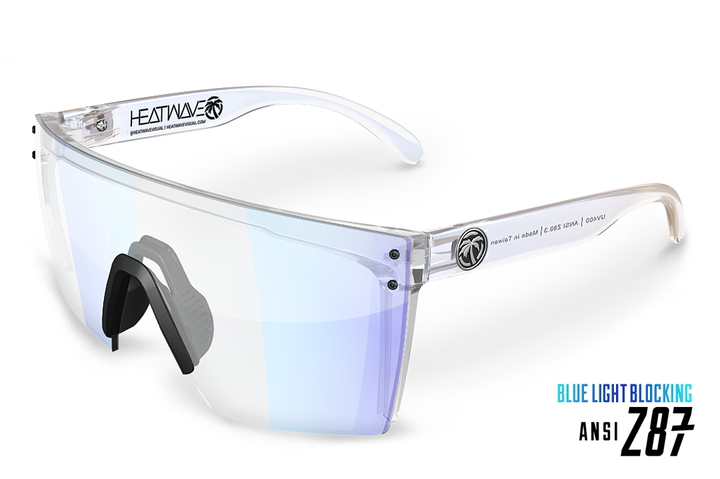 Heatwave Lazer Face Z87 Vapor Clear | Blue Light Blocking Sunglasses