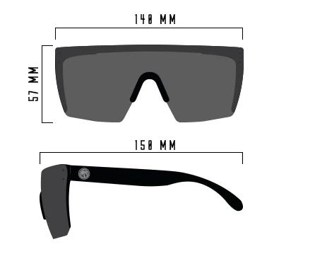 Heatwave Lazer Face Z87 Silver Polarized Sunglasses