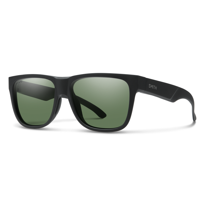Smith Lowdown 2 Matte Black | ChromaPop Polarized Gray Green