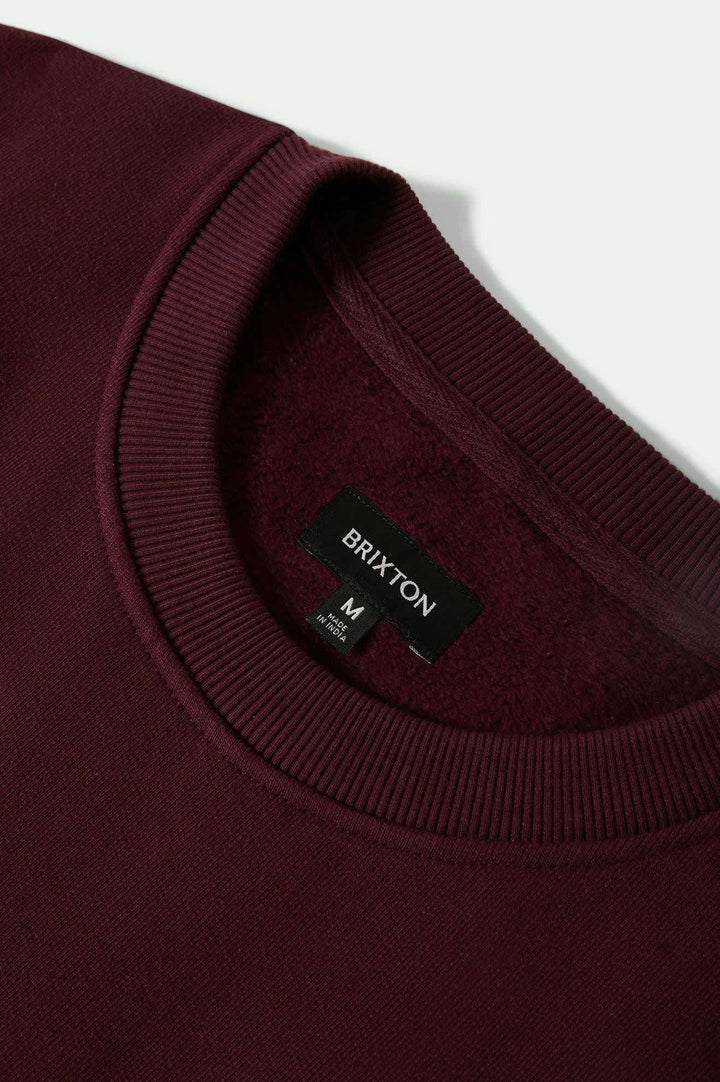 Brixton Embroidered Heavy Weight Crew (Men&