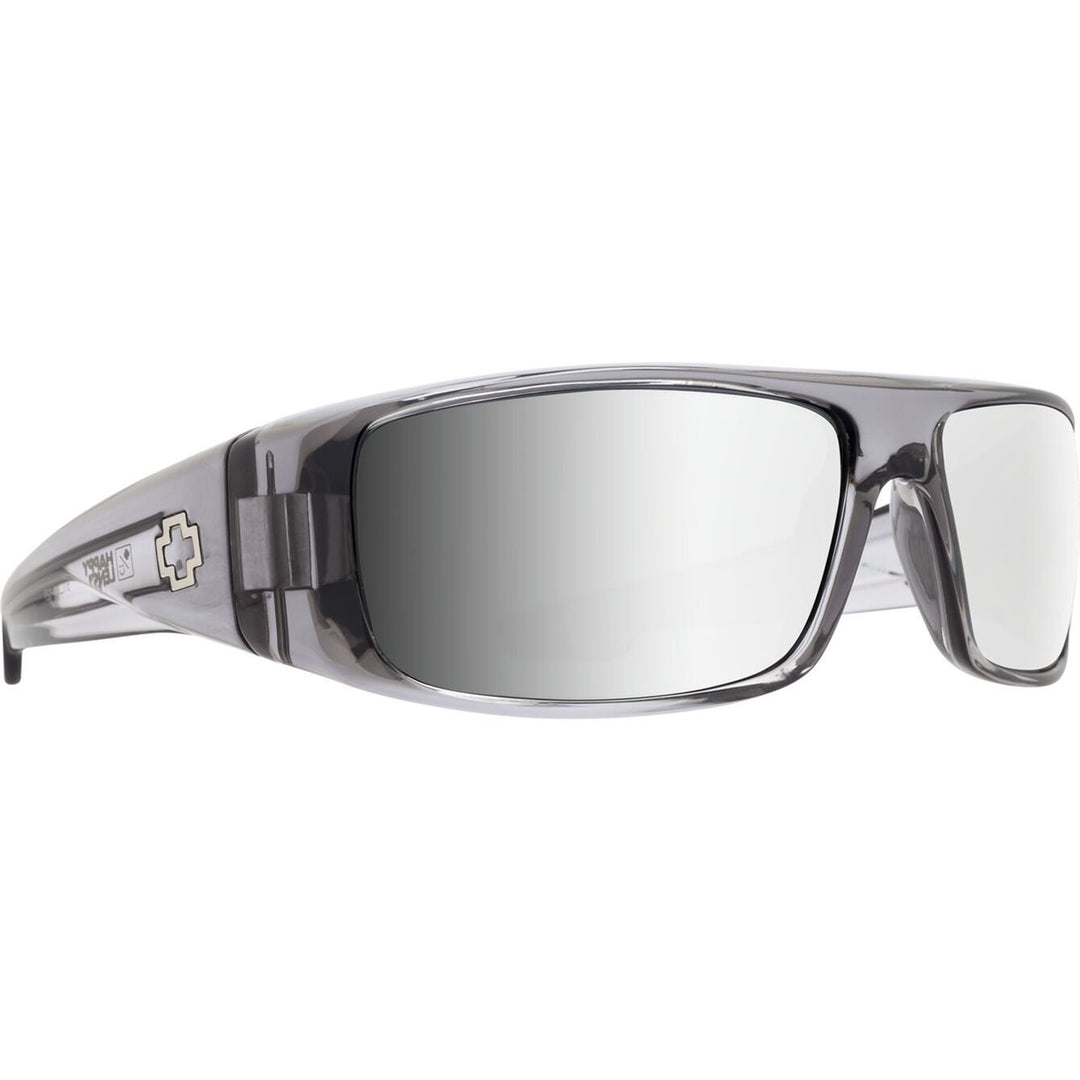 Spy Logan Clear Smoke | Happy Gray Green w/ Silver Mirror