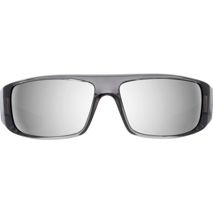 Spy Logan Clear Smoke | Happy Gray Green w/ Silver Mirror