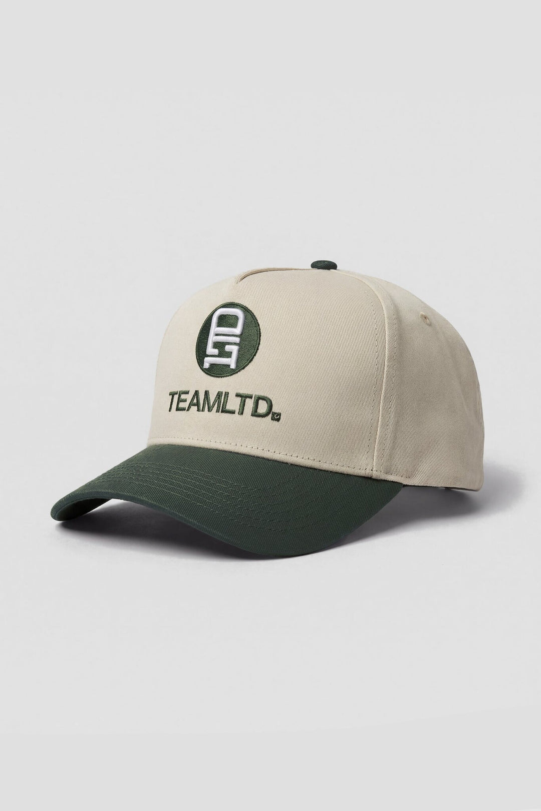 TEAMLTD Logo Snapback (Unisex) | Cream/Hunter