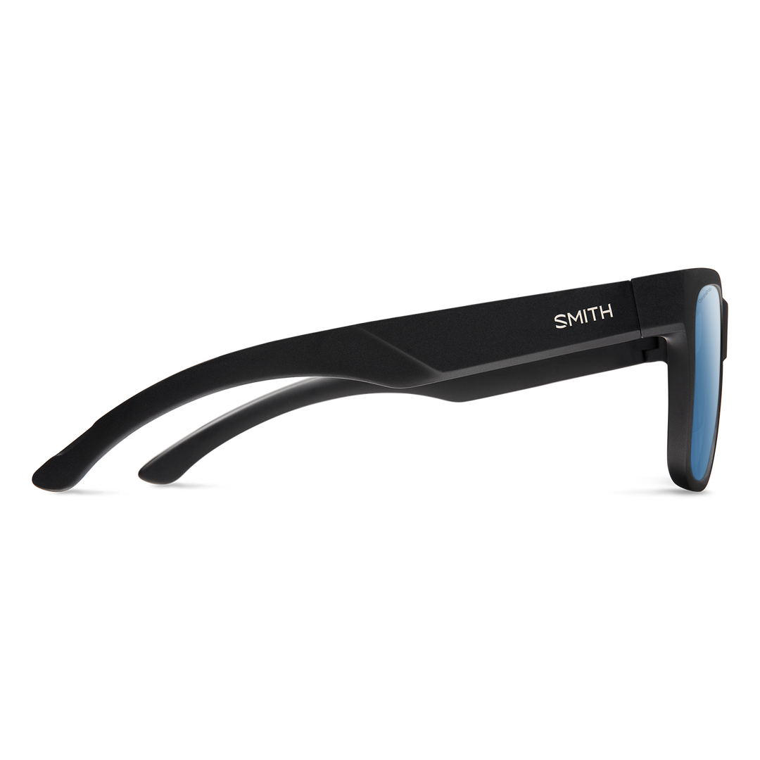 Smith Lowdown 2 Matte Black | ChromaPop Polarized Blue Mirror