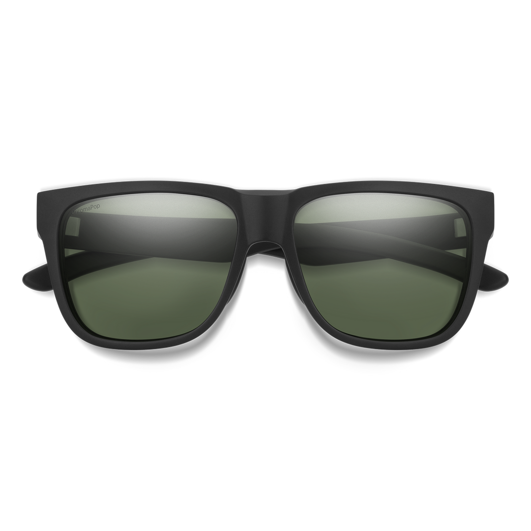 Smith Lowdown 2 Matte Black | ChromaPop Polarized Gray Green