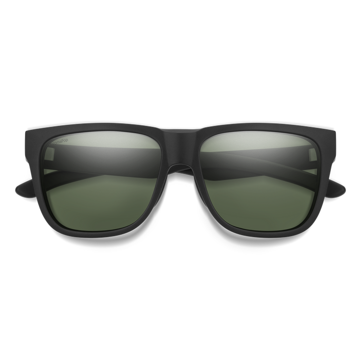 Smith Lowdown 2 Matte Black | ChromaPop Polarized Gray Green