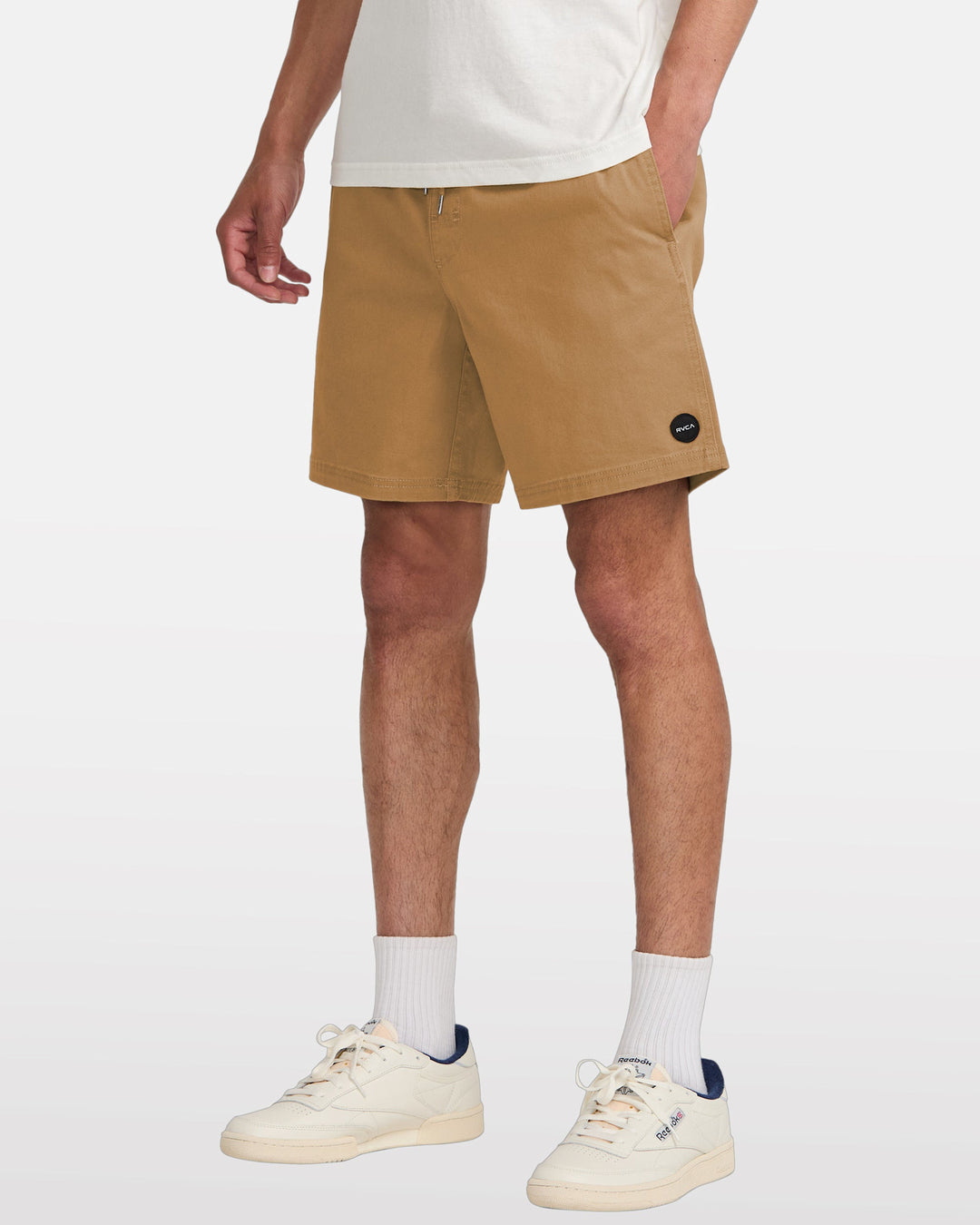 Rvca Escape Elastic Short (Mens) | Camel