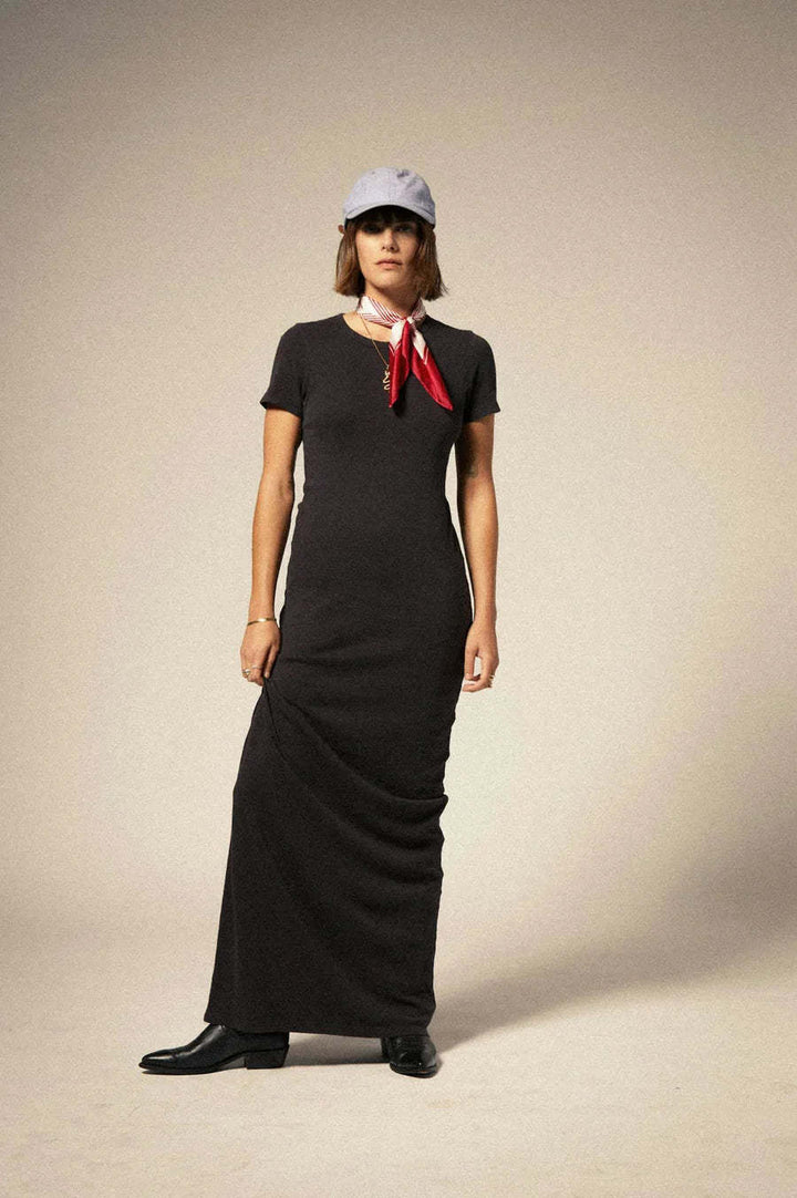 Brixton Carefree Organic Gd Slim Dress (Womens) | Black