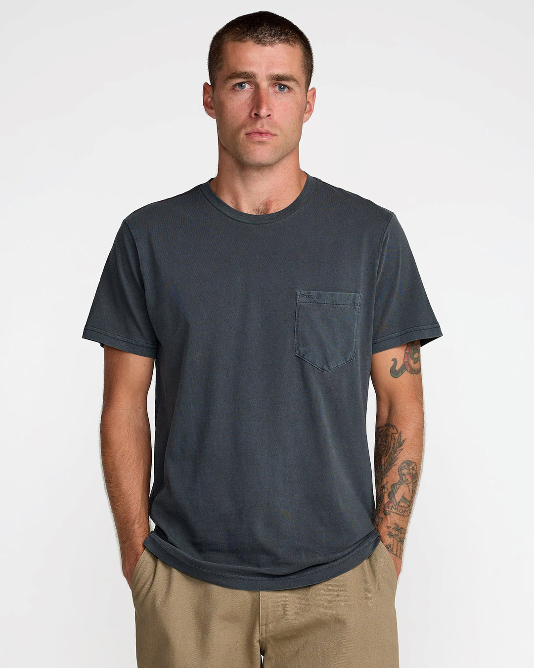RVCA Ptc 2 Pigment Short Sleeve Tee (Men&