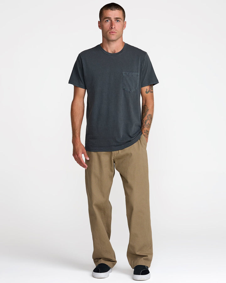 RVCA Ptc 2 Pigment Short Sleeve Tee (Men&