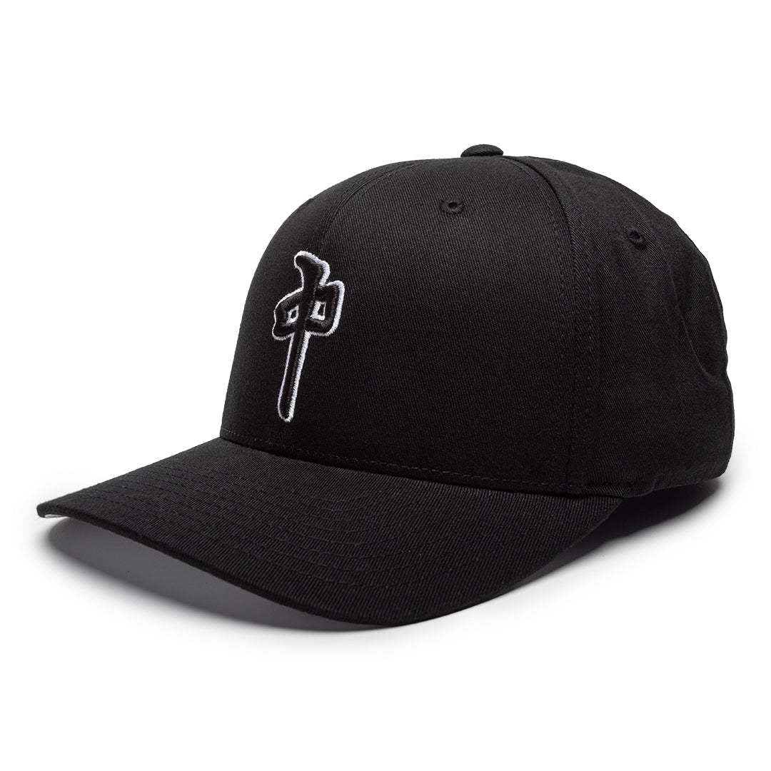 RDS Flexfit Og Puffy | Black/Black/White