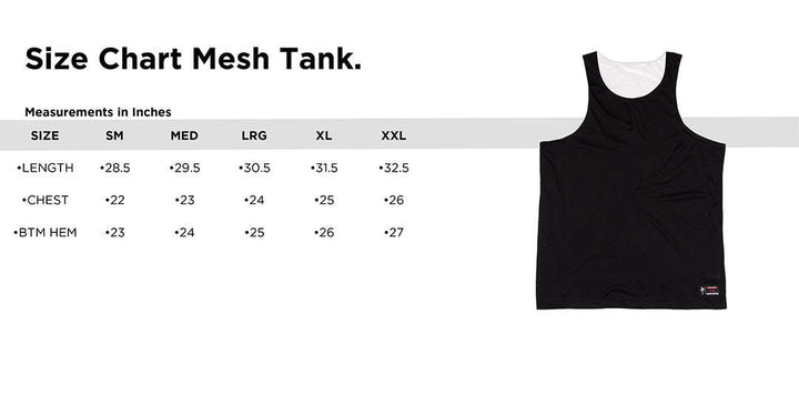 RDS Grande Reverse Mesh Tank (Men&