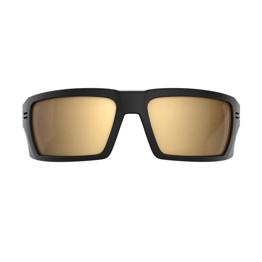 Spy Rebar Se ANSI Matte Black | Happy Bronze Gold Mirror
