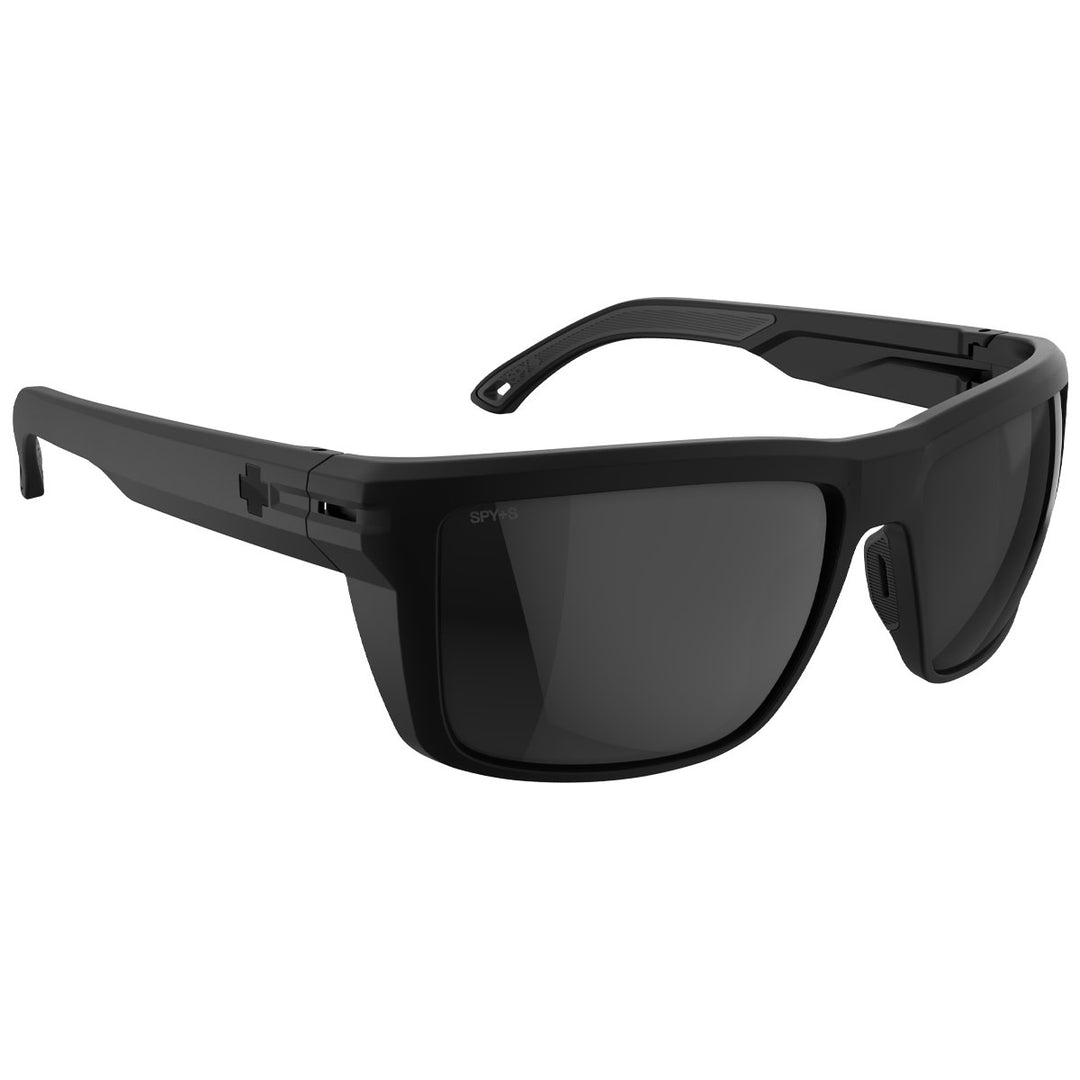 Spy Overhaul Soft Matte Black | Happy Boost Polar Black Mirror