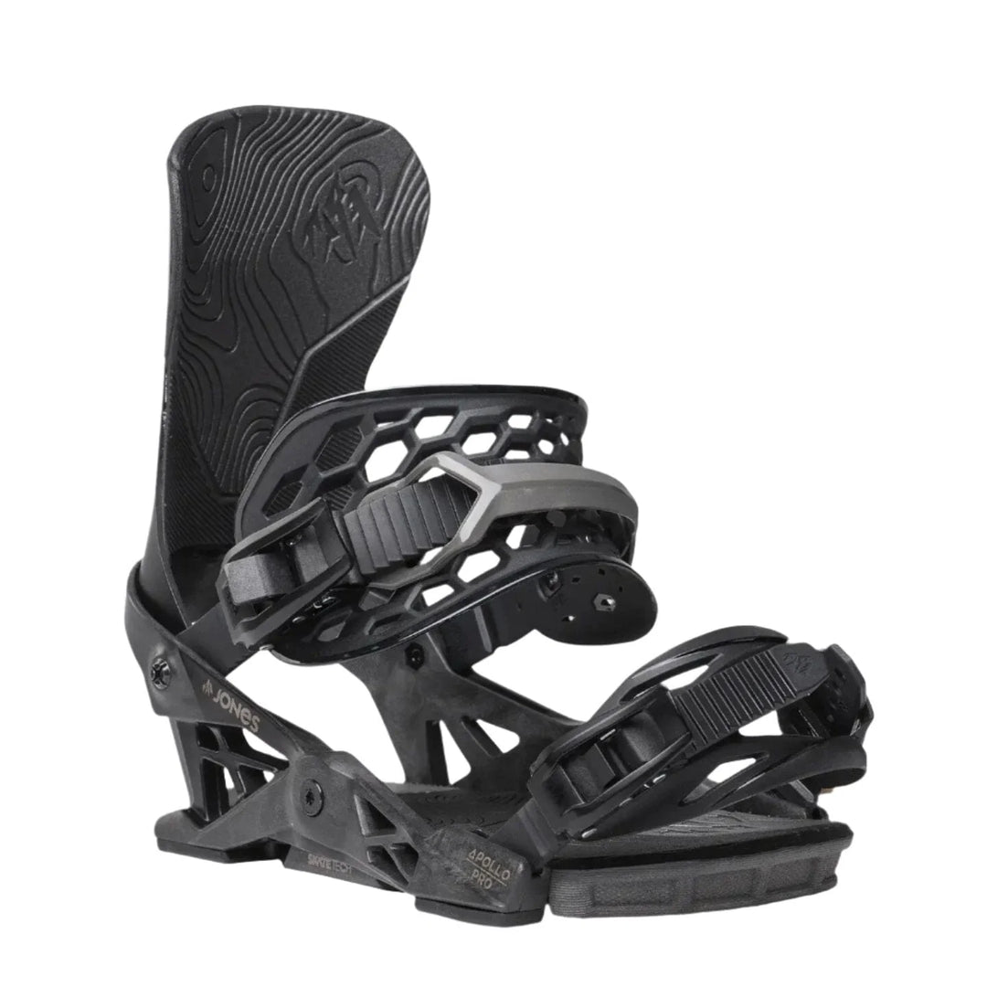 Jones Apollo Pro Snowboard Bindings 2026 | Stealth Black | M