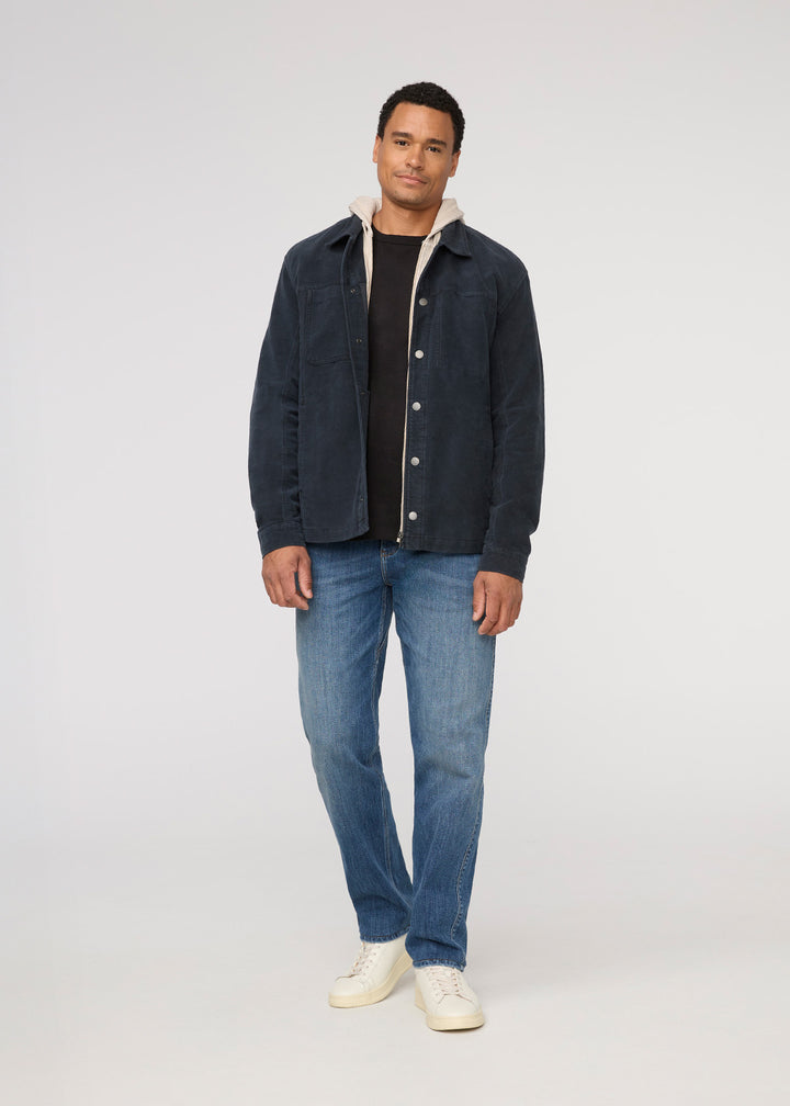 Duer Perf Denim+ Relaxed Straight (Mens) | Dust Storm Indigo
