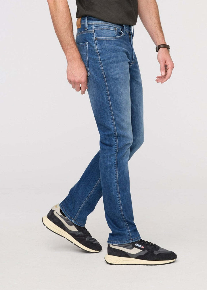 Duer Performance Denim+ Slim Straight (Mens) | Alpine Indigo