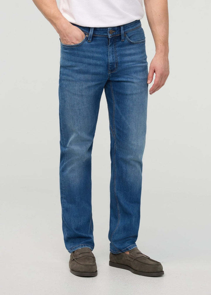 Duer Performance Denim+ Straight (Mens) | Alpine Indigo