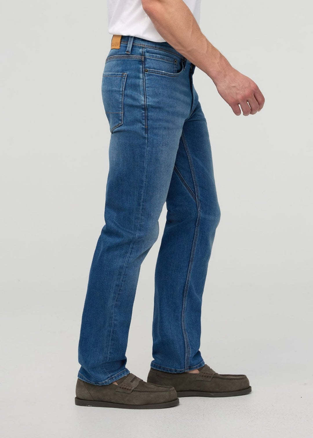 Duer Performance Denim+ Straight (Mens) | Alpine Indigo