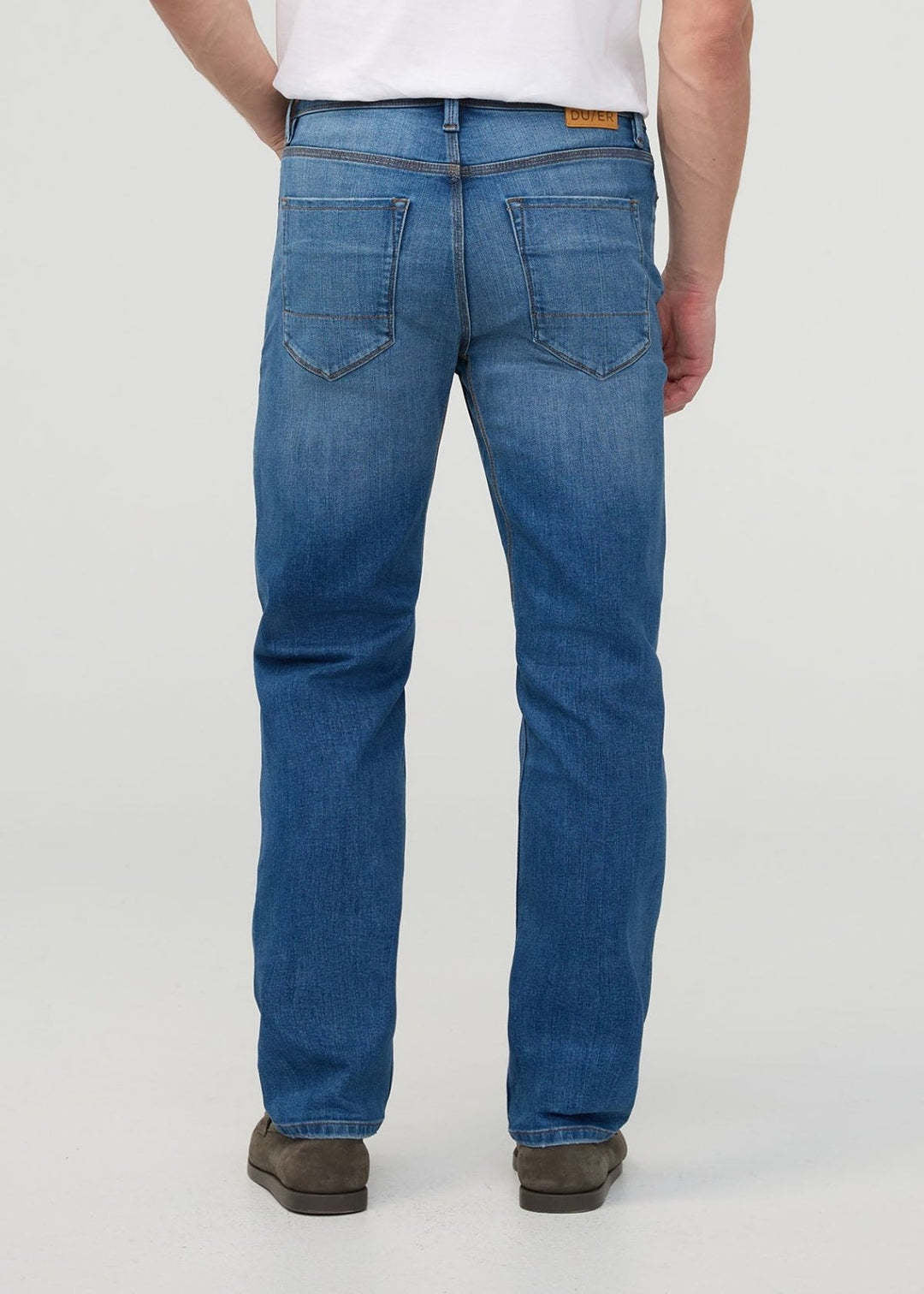 Duer Performance Denim+ Straight (Mens) | Alpine Indigo