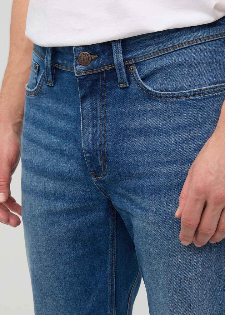Duer Performance Denim+ Straight (Mens) | Alpine Indigo
