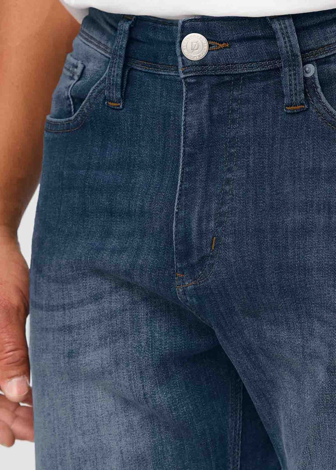Duer Perf Denim Relaxed Taper (Mens) | Galactic