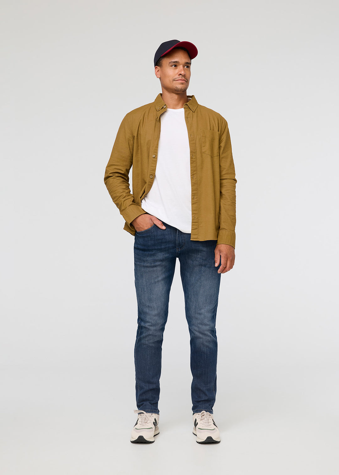 Duer Perf Denim Relaxed Taper (Mens) | Galactic