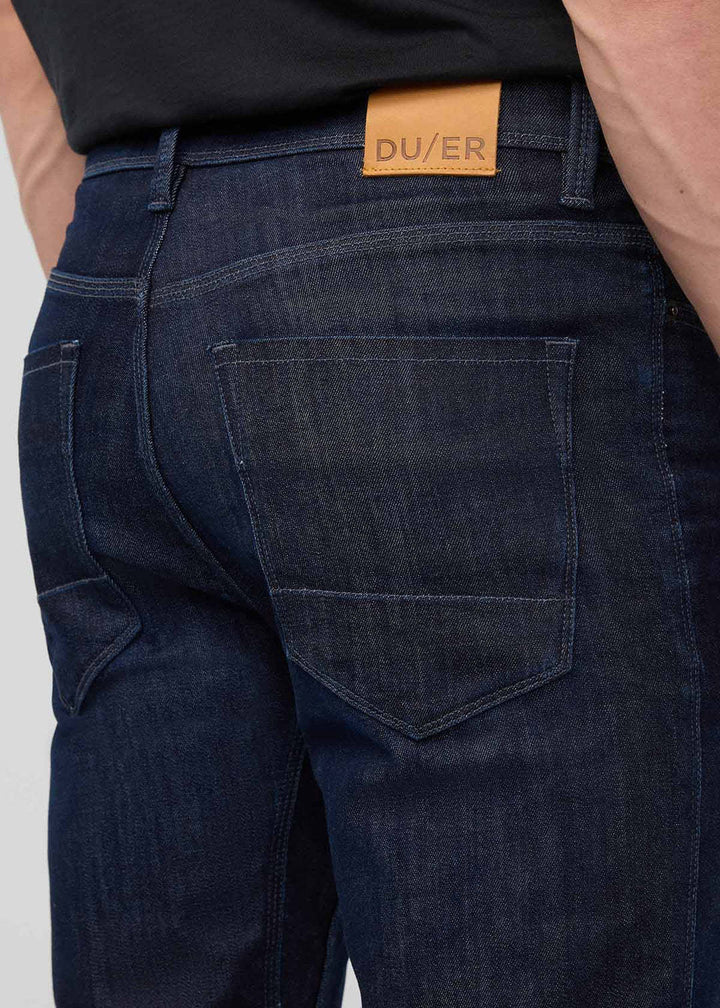 Duer Performance Denim Slim Straight (Mens) | Nightshade Blue