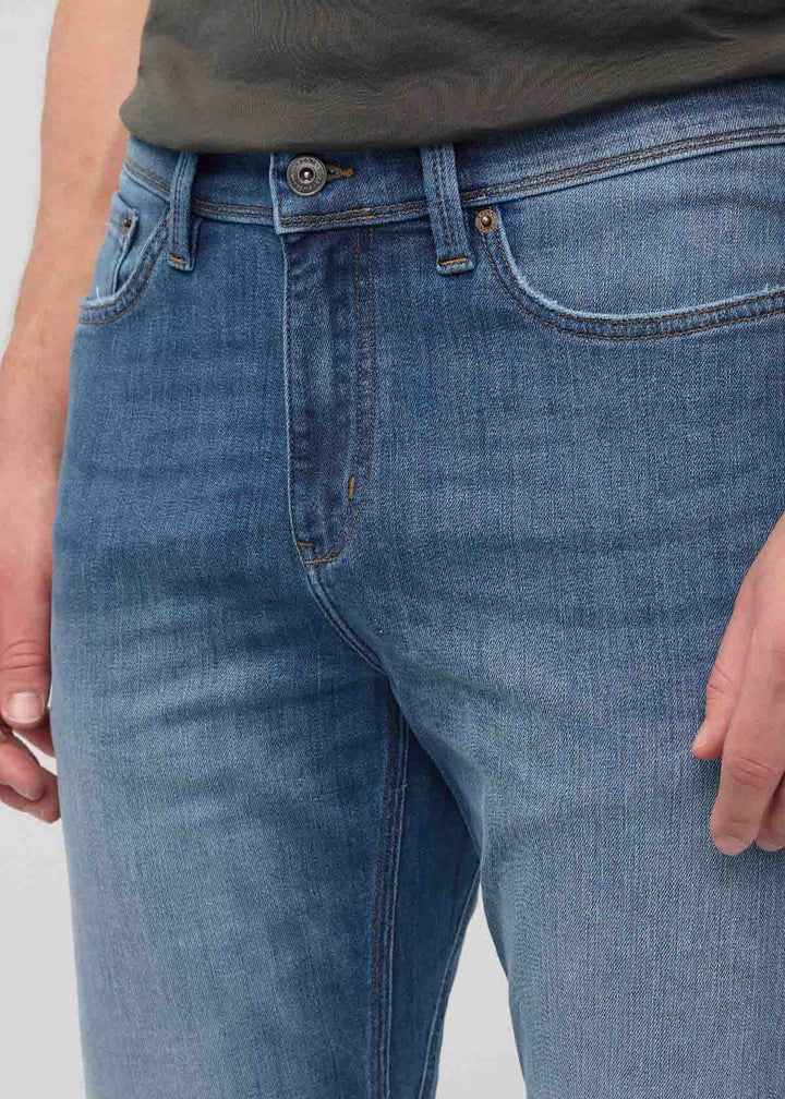 Duer Perf Denim Slim Straight (Mens) | Vintage Cascade