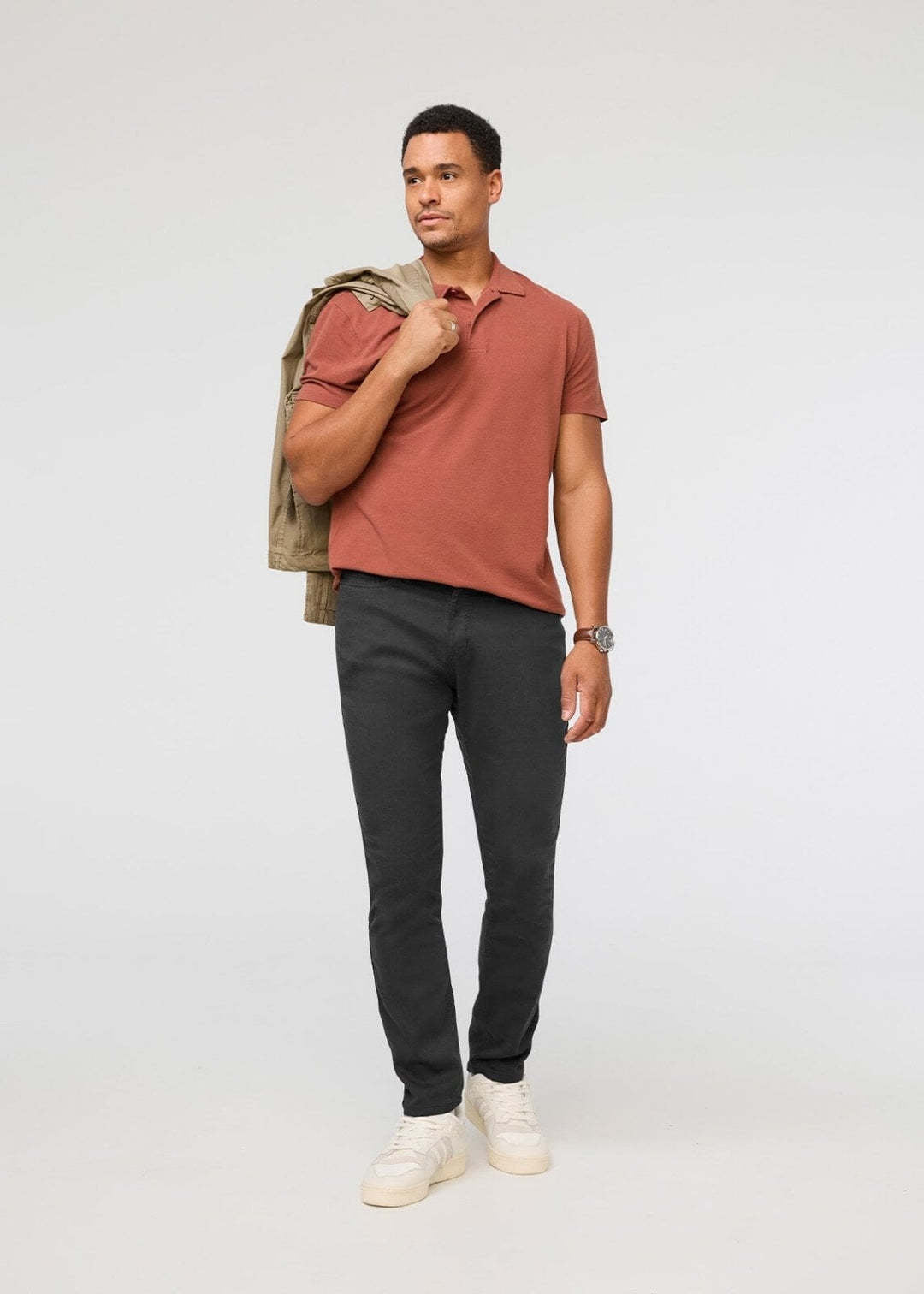 Duer No Sweat Relaxed Taper (Mens) | Slate