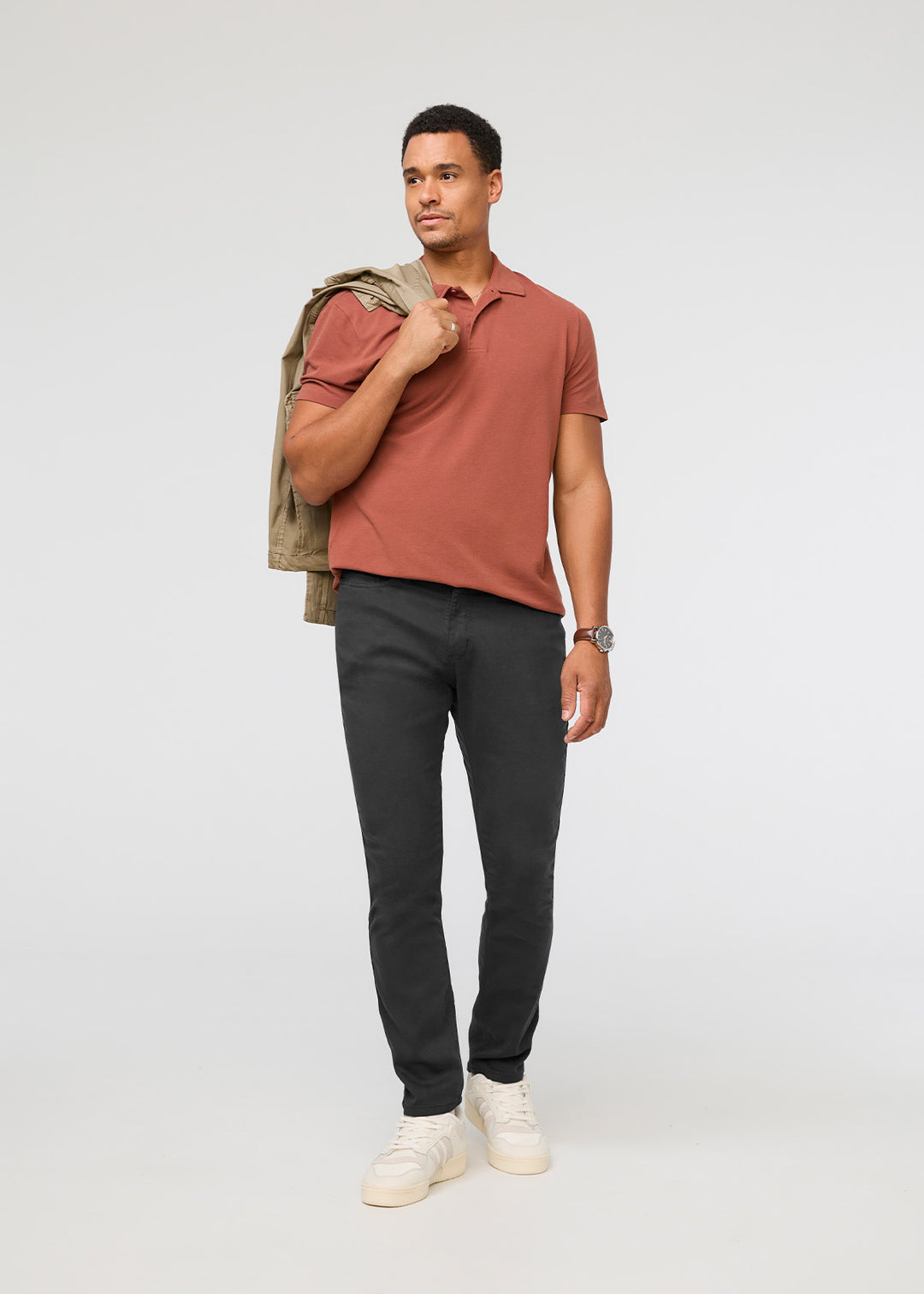 Duer No Sweat Relaxed Taper (Mens) | Slate