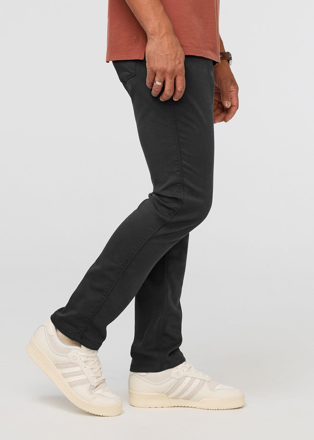 Duer No Sweat Relaxed Taper (Mens) | Slate
