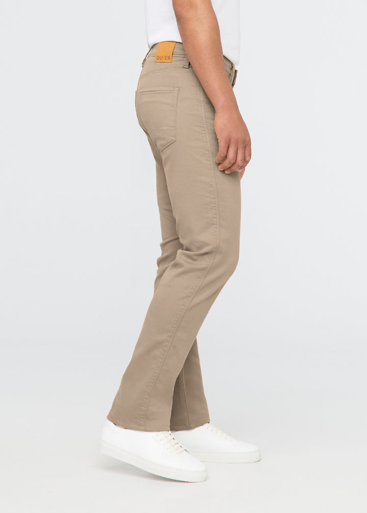 Duer No Sweat Straight (Mens) | Desert Khaki