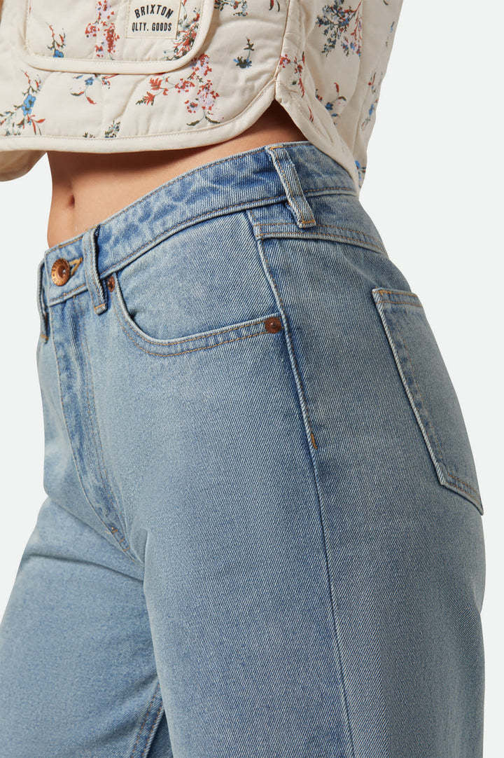 Brixton Margo Cropped 5 Pocket Pant (Womens) | Light Denim