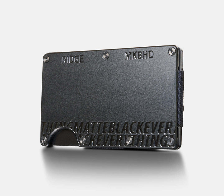 Ridge Aluminum X MKBHD - Both | Matte Black Everything