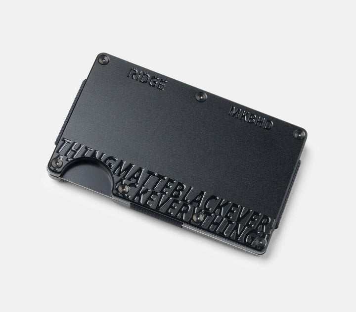 Ridge Aluminum X MKBHD - Both | Matte Black Everything