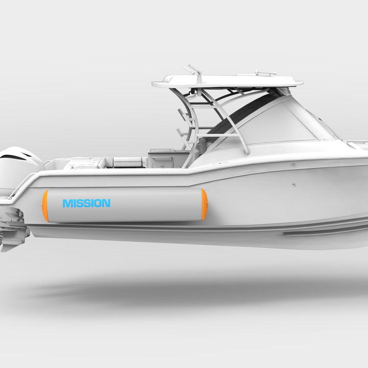 Mission Titan Boat Tie-Up Fender- 24" | Grey