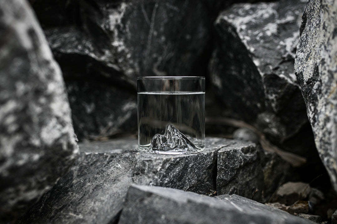 MTNPK Tumbler Glass | Black Tusks