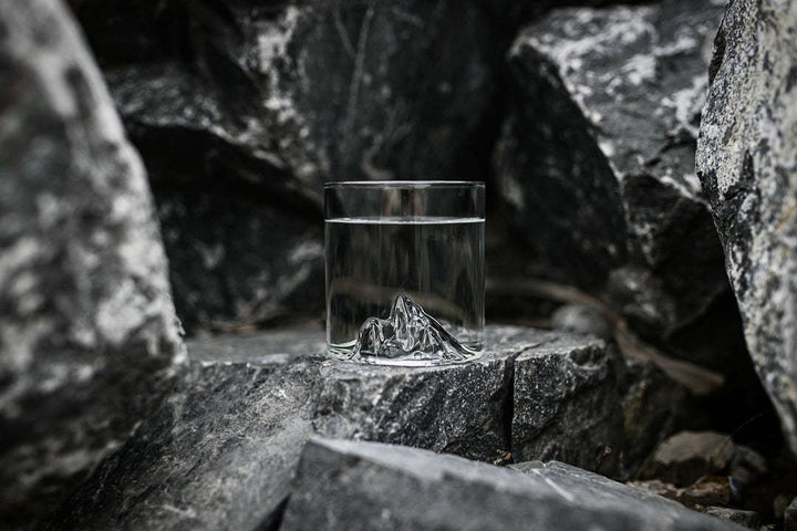 MTNPK Tumbler Glass | Black Tusks