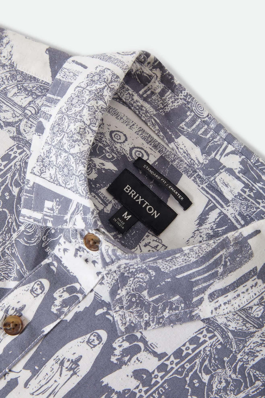 Brixton Charter Print Short Sleeve Woven (Men&
