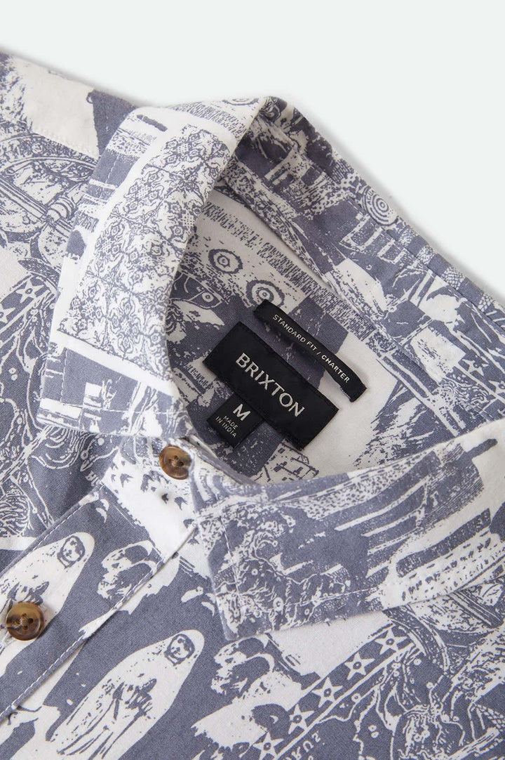 Brixton Charter Print Short Sleeve Woven (Men&