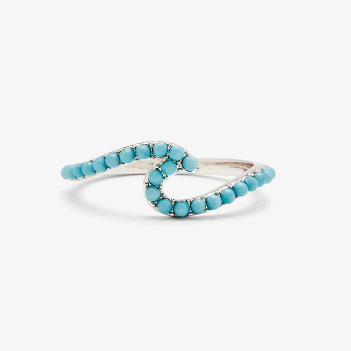 Pura Vida Neon Wave Ring Silver | Silver