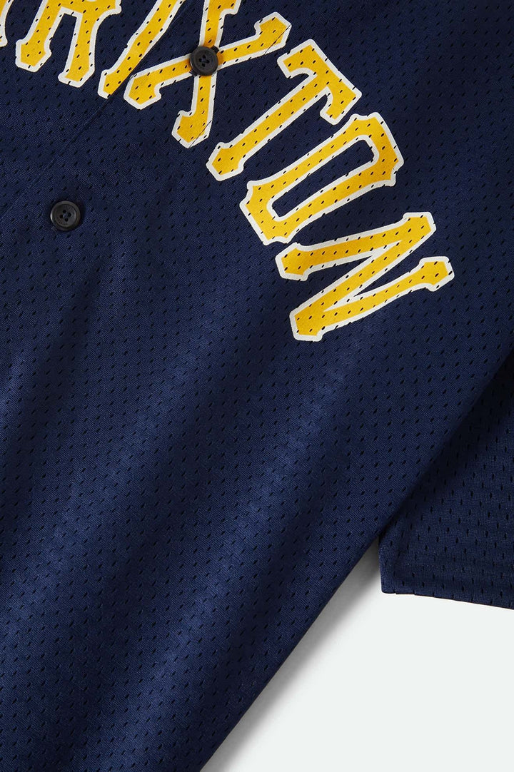 Brixton The Brixton Mesh Baseball Jersey Tee (Men&