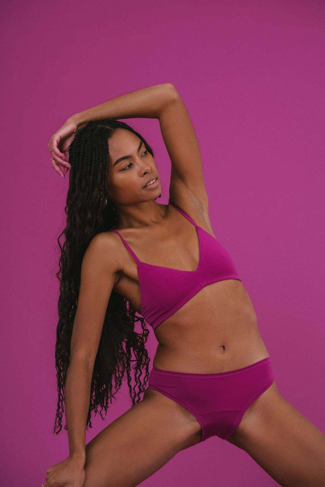 Huha Triangle Bra | Berry