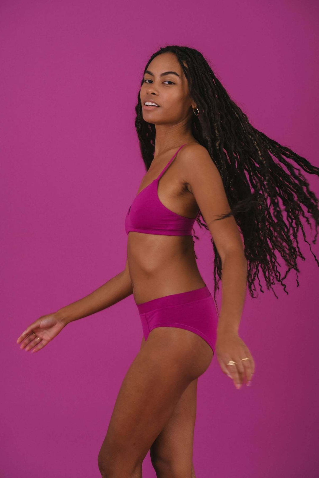 Huha Triangle Bra | Berry