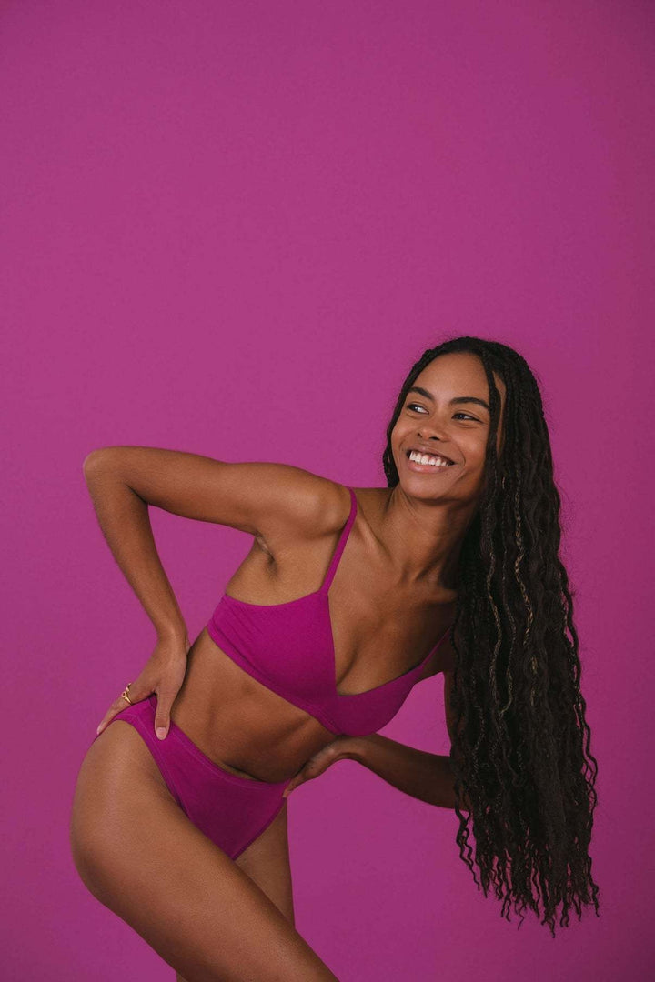 Huha Triangle Bra | Berry