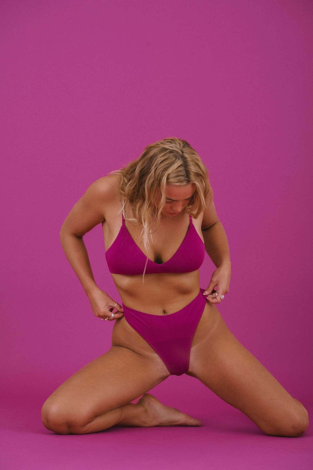 Huha High Rise Thong | Berry
