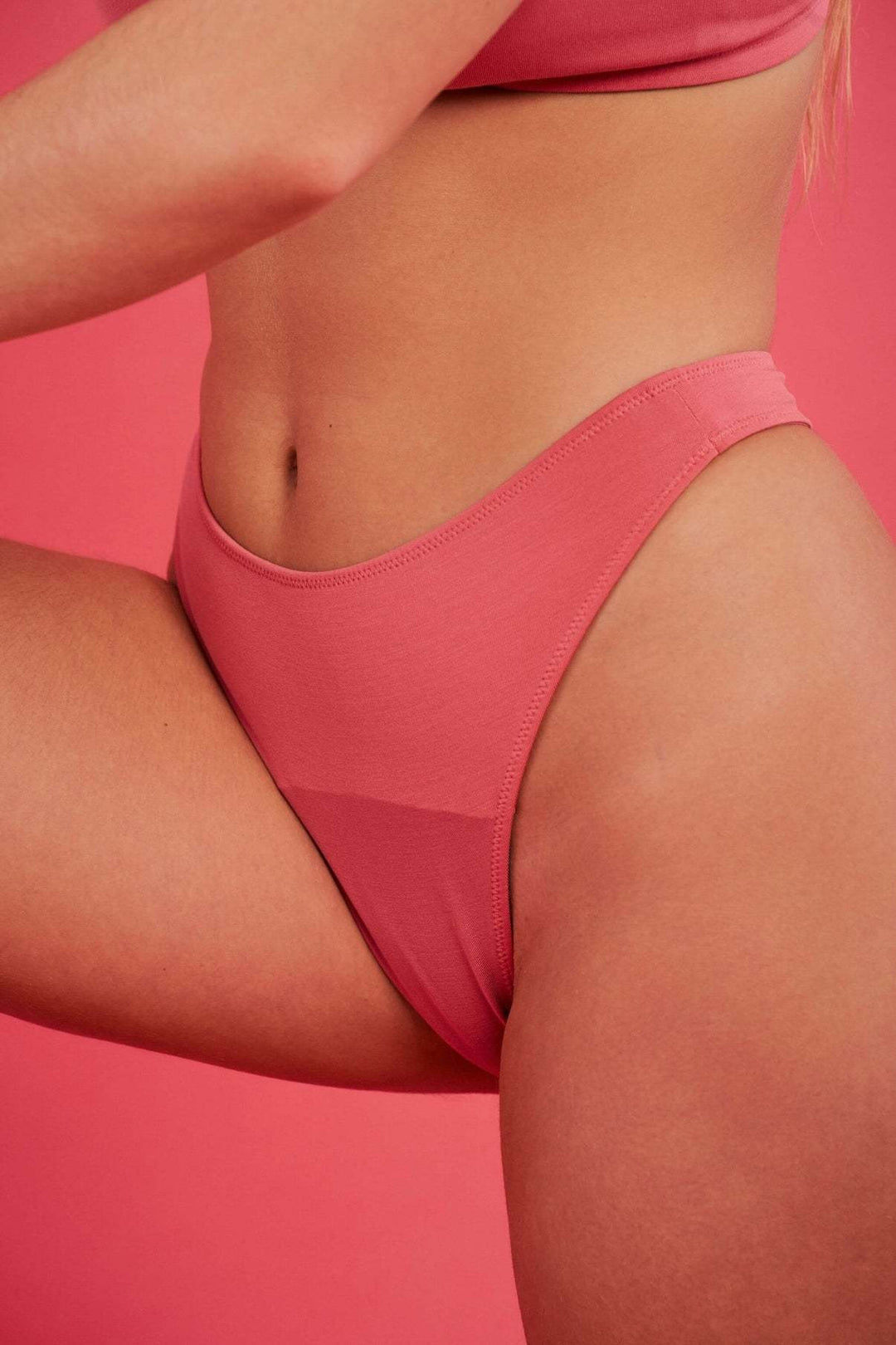 Huha High Rise Thong | Desert Rose